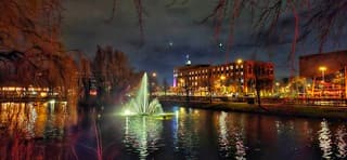 Bewolking en nu droog na regen in Beverwijk 