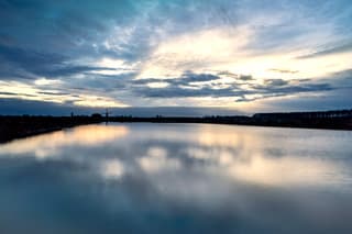 Zonsondergang in Sleeuwijk