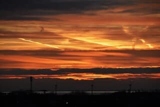 Net voor zonsopkomst