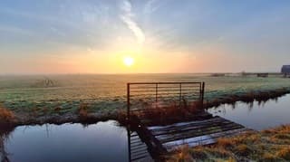 Prachtige start van de dag