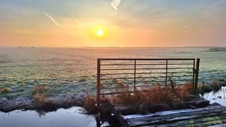 Prachtige start van de dag