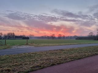 Kleurrijke zonsopkomst