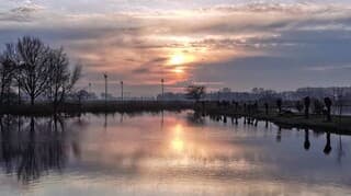 Zonsondergang Scharwoude