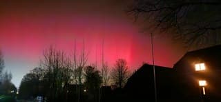 Noorderlicht boven Vragender 