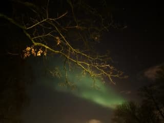 Noorderlicht boven Langbroek