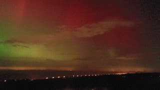 Droneopname noorderlicht