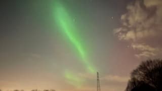 Noorderlicht boven Arnhem