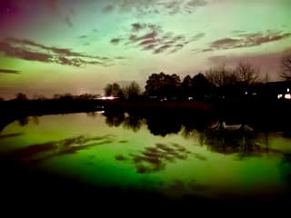 Noorderlicht boven Olst 2