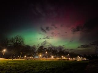 Noorderlicht boven Friesland