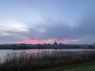 zonsondergang boven Kampen 