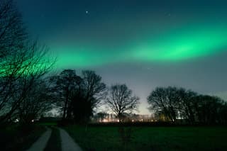 Noorderlicht boven oosterwolde Fr.