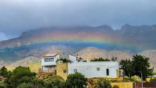 Regenbogenweer aan de Costa Blanca