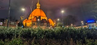 Regen in Beverwijk vanmorgen vroeg 