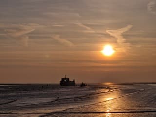 Zonsondergang vanaf Schiermonnikoog 