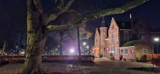 Nu droog na regen regen in Beverwijk 