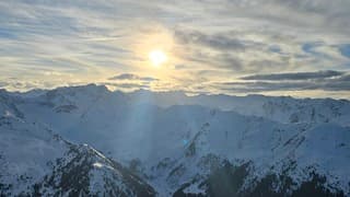 Axamer lizum zonsondergang