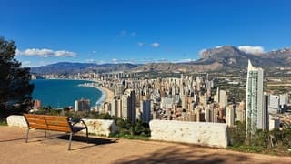 Prachtig uitzicht op Benidorm!