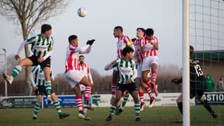Het werd steeds kouder langs de lijn vanmiddag in Tricht 