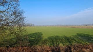 Volop zon en lange schaduw