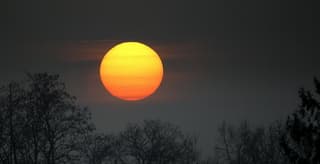 Vlak voor zonsondergang 