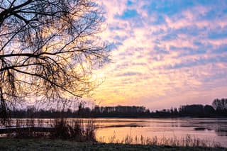 morgen rood in Almere