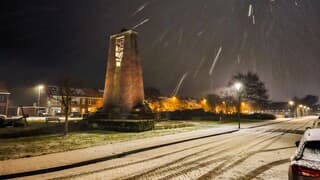 Yeahhh eindelijk ook sneeuw 