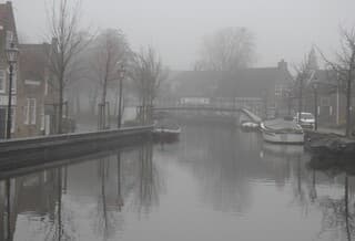 centrum in de mist