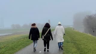 Wandeling in de mist