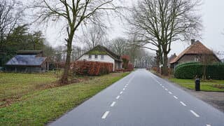 Grijs met wat lichte regen