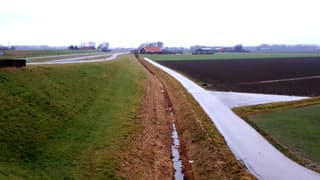 grijs en wolken vanmorgen