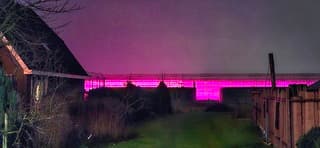 Lichtvervuiling in Heemskerk vanmorgen 