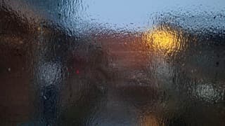 Ijzel op ons keukenraam  - Norg.