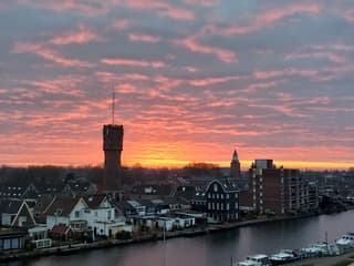 Ochtendrood boven Bodegraven 