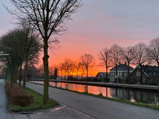 Zonsopkomst in Harmelen 