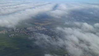 Wolkenstraten boven Nederland 