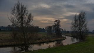 De avond valt