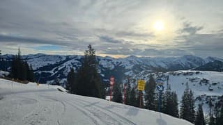 Westendorf met flauw zonnetje