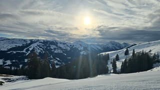 Westendorf met flauw zonnetje