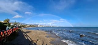 Regenboog aan de Costa del Sol