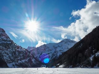 Vilsalpsee in de zon