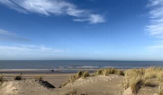 Geen wind met een zonnetje aan zee