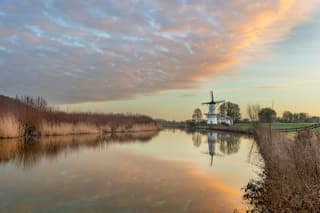 Mooie warme kleuren vanmorgen