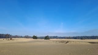 Zon met sluierbewolking 