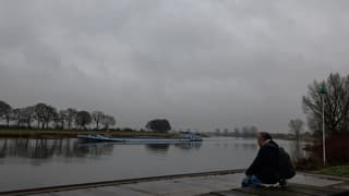 Droog en opklaring aan de Maas