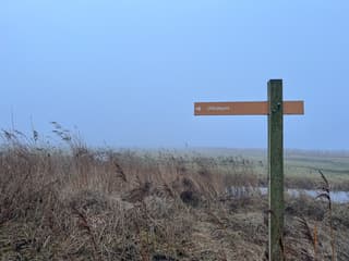 Mistig dus er valt niet veel te zien