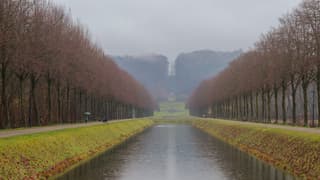 Mist en regen bij het amfitheater