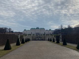 In Oostenrijk is het deels bewolkt