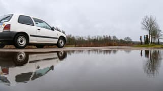 Veel regen maar weinig wind