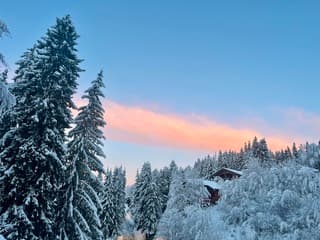 Flinke sneeuwval in Frankrijk
