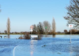 Hoog water IJssel 